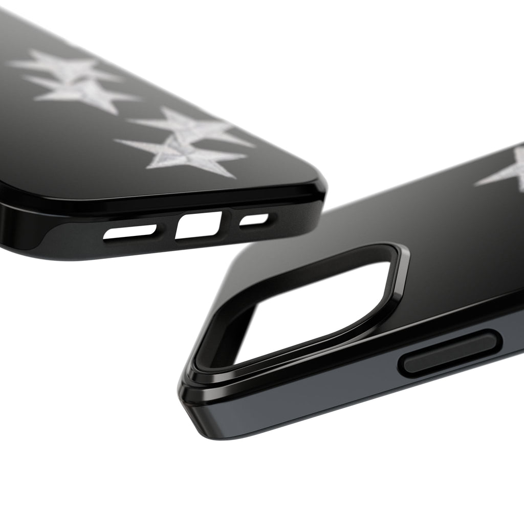 “silver stars” protective phone case