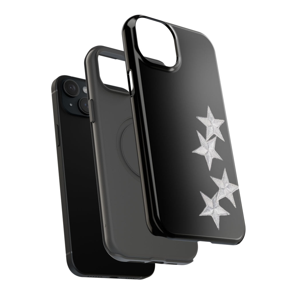 “silver stars” protective phone case