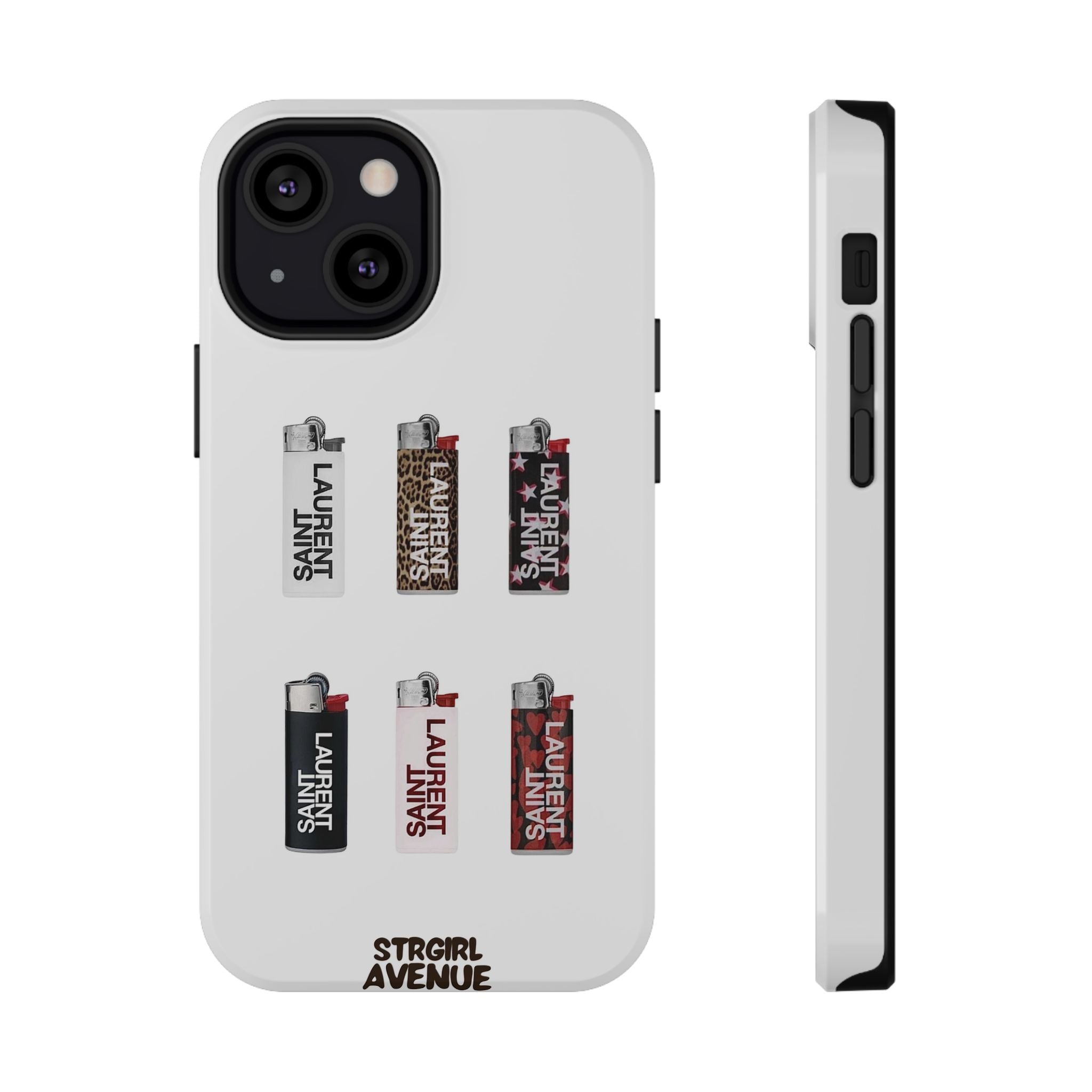“On fire” protective phone case