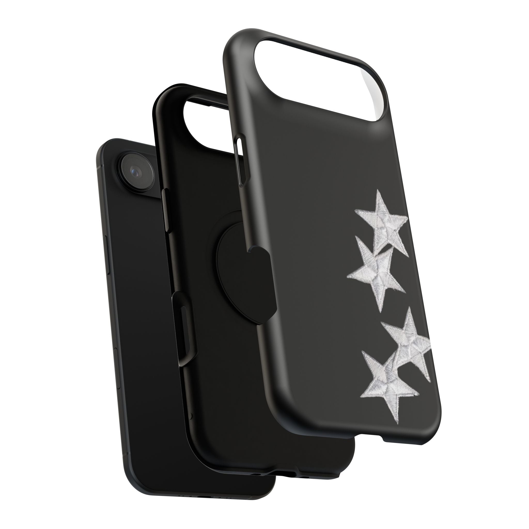 “silver stars” protective phone case