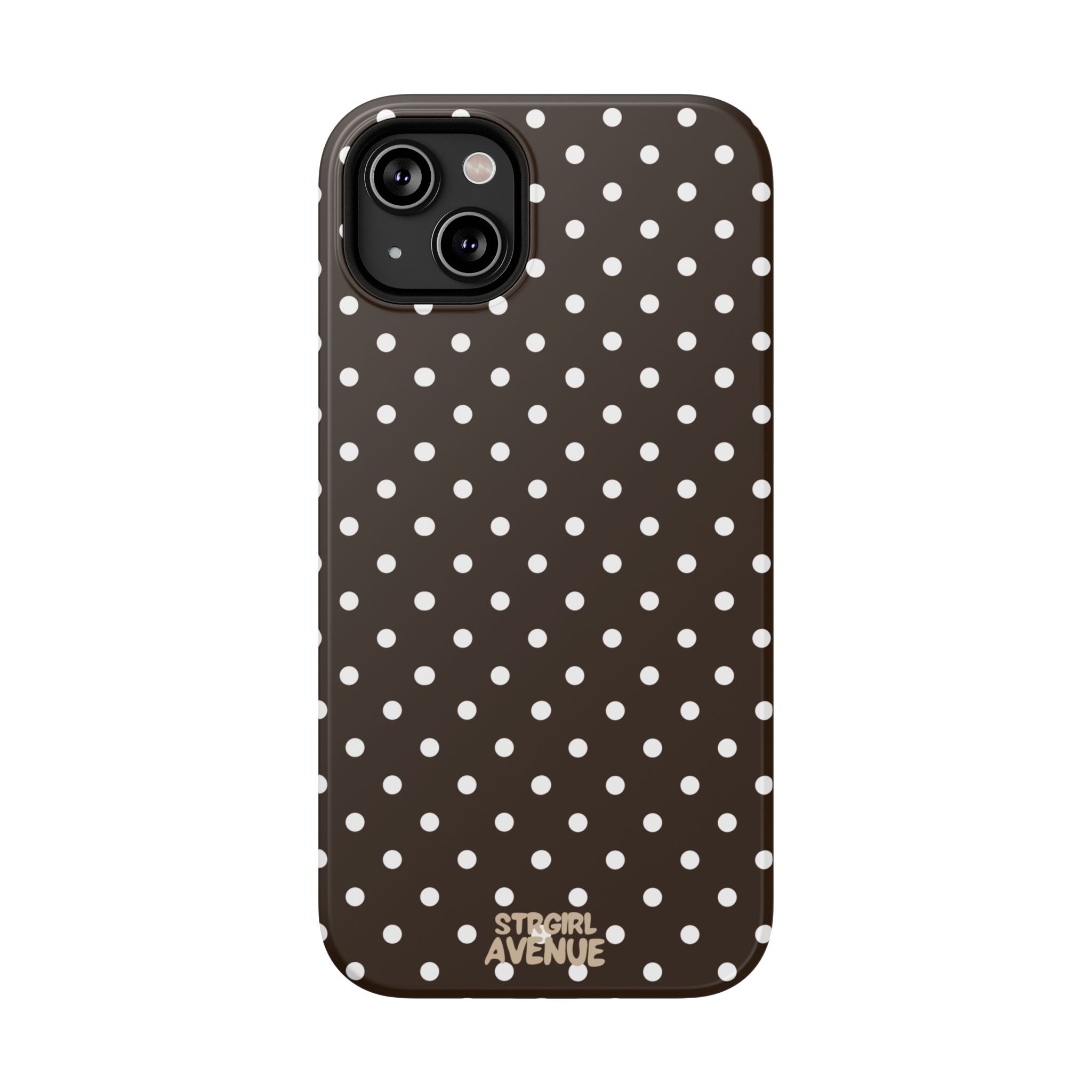 “Cocoa Dots” protective phone case