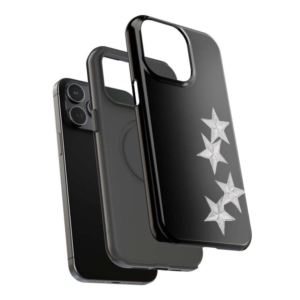 “silver stars” protective phone case