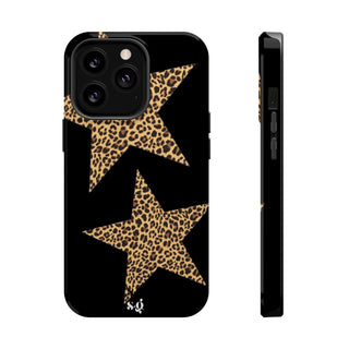 leopard stars - black  