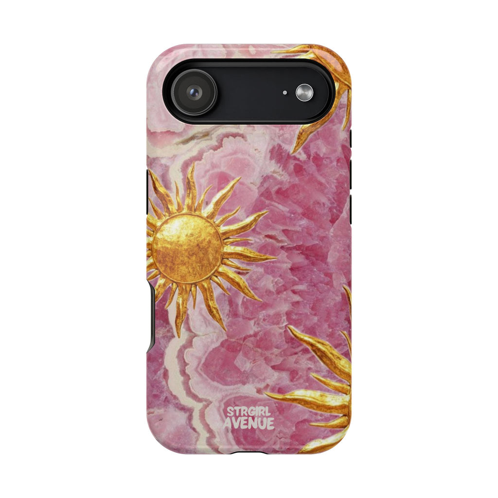“HERE COMES THE SUN” protective phone case
