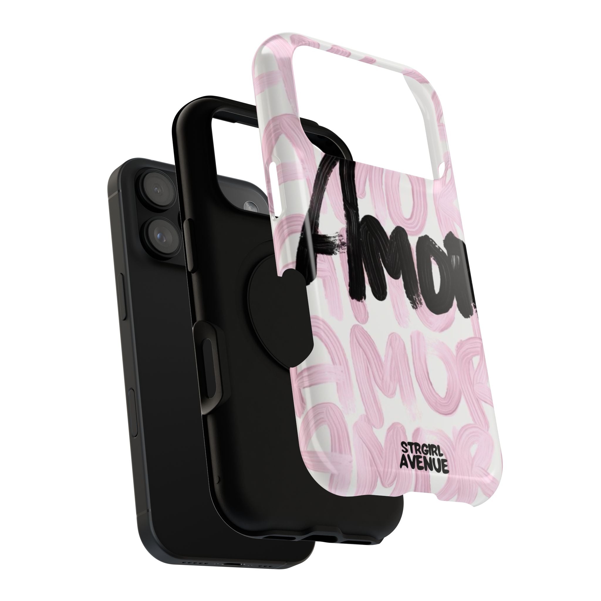 “amore” protective phone case