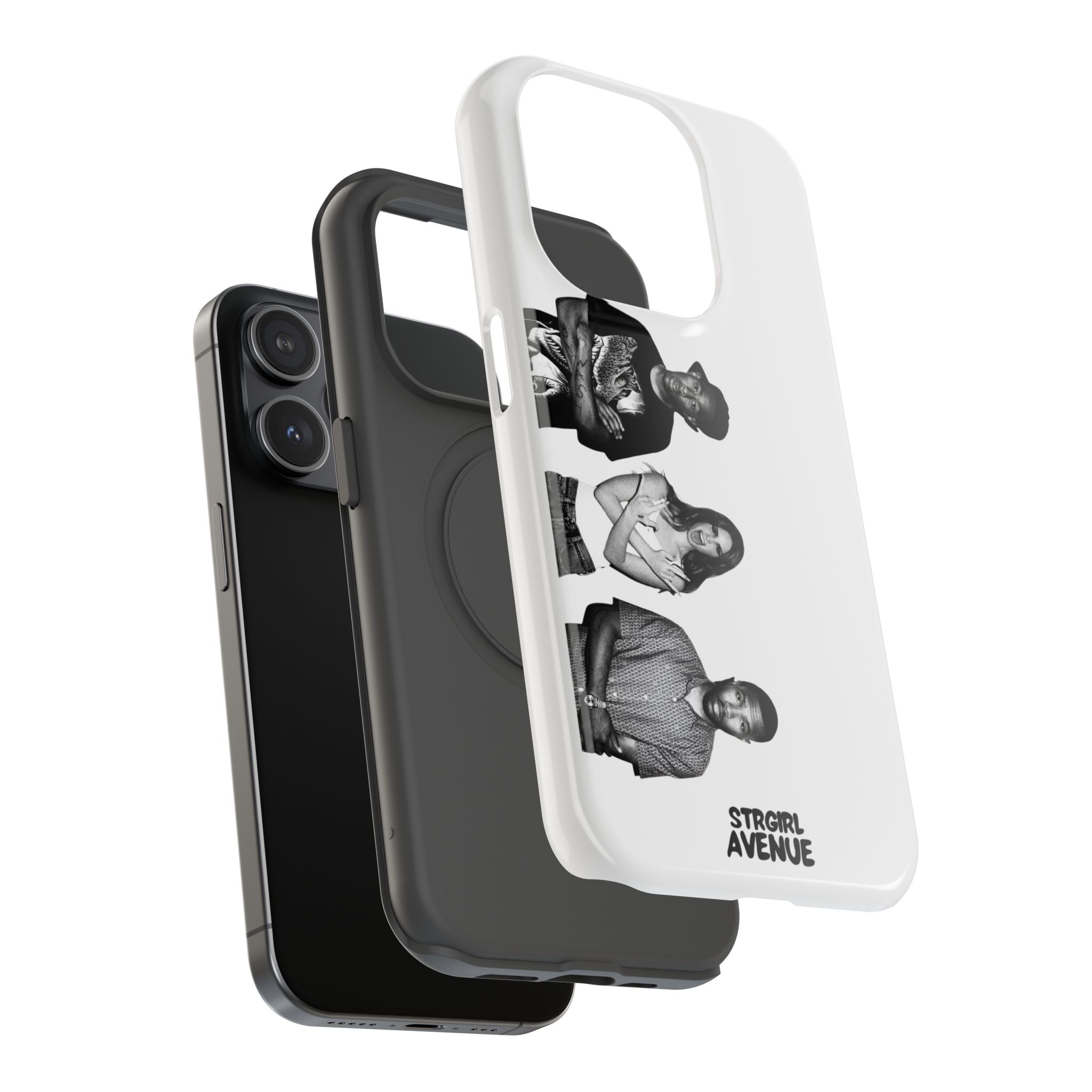 “golden trio” protective phone case