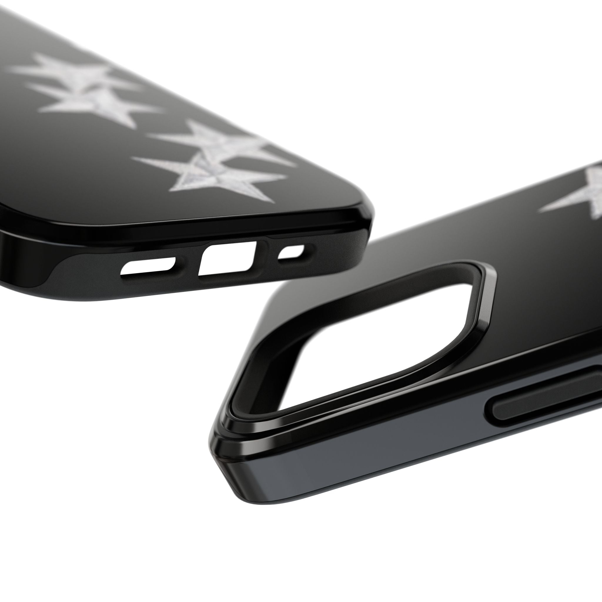 “silver stars” protective phone case
