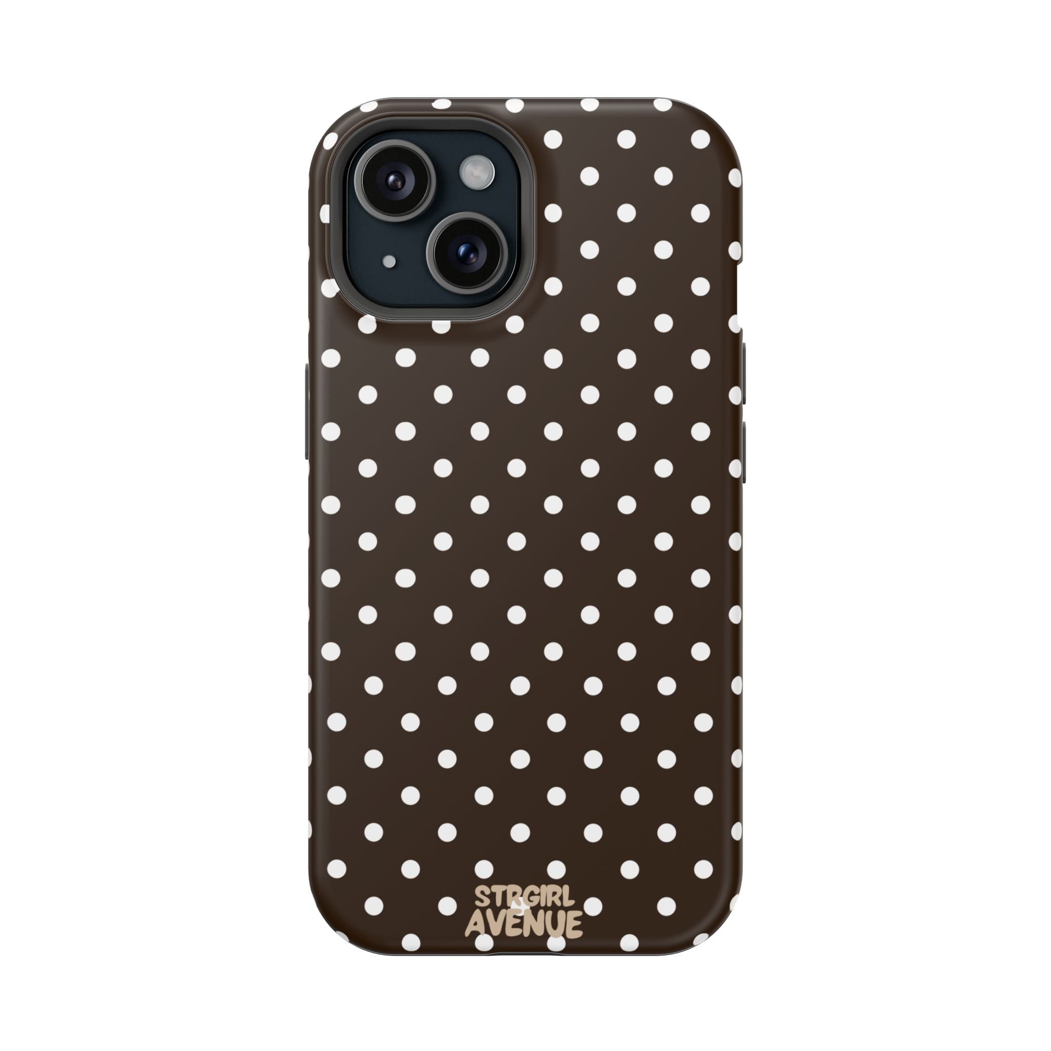 “Cocoa Dots” protective phone case