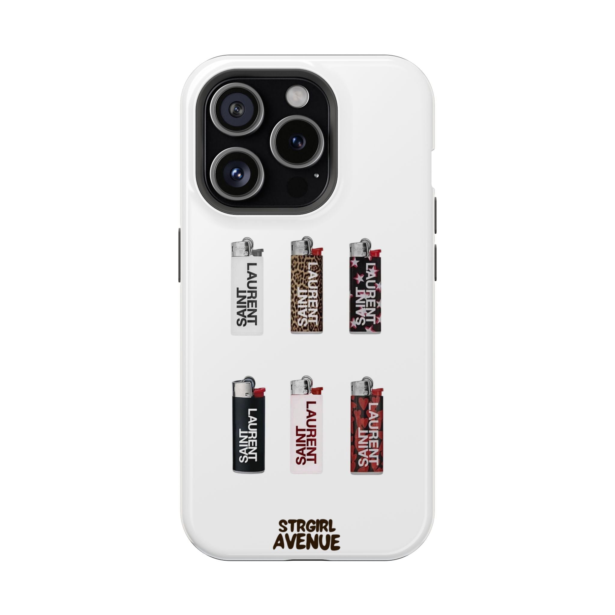 “On fire” protective phone case