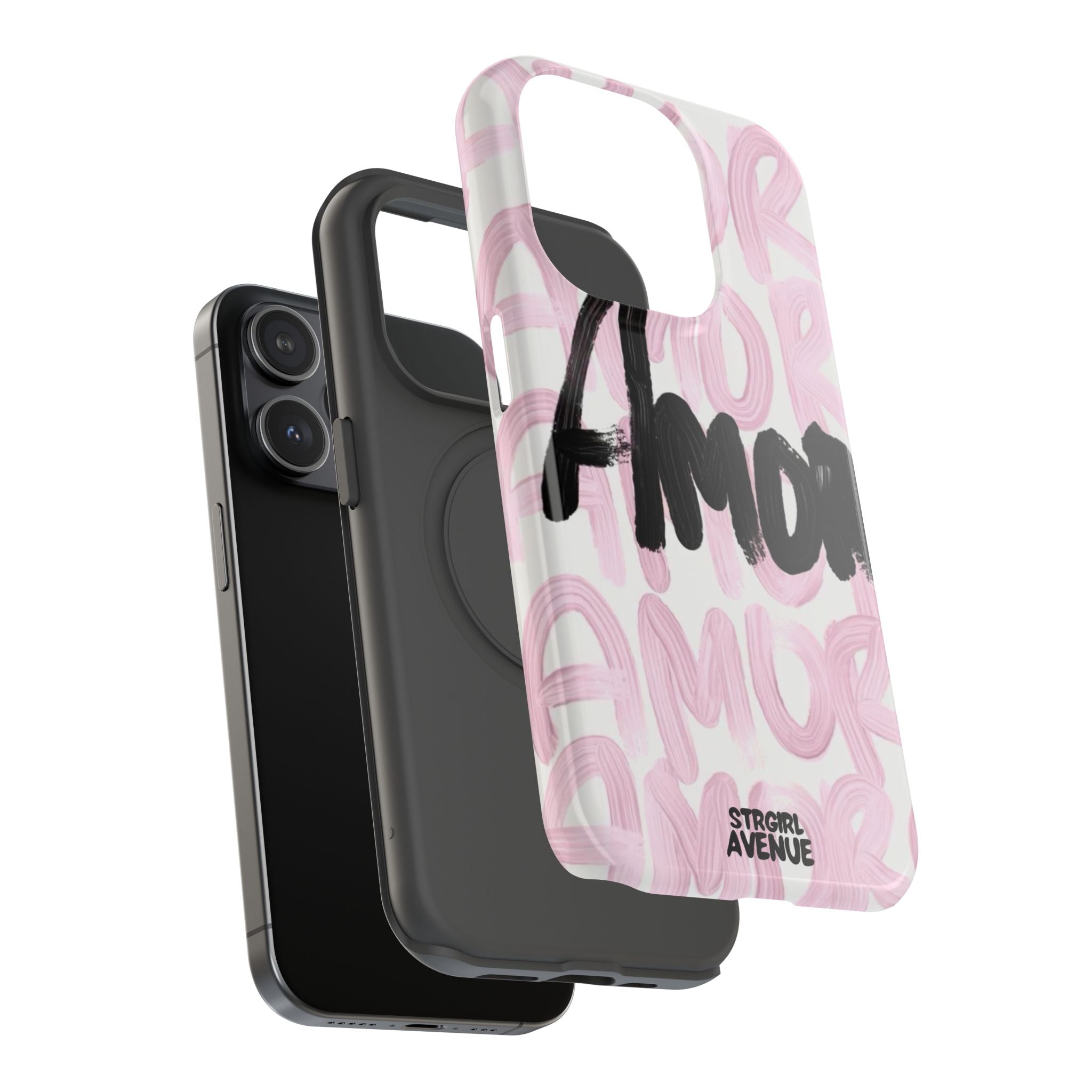 “amore” protective phone case