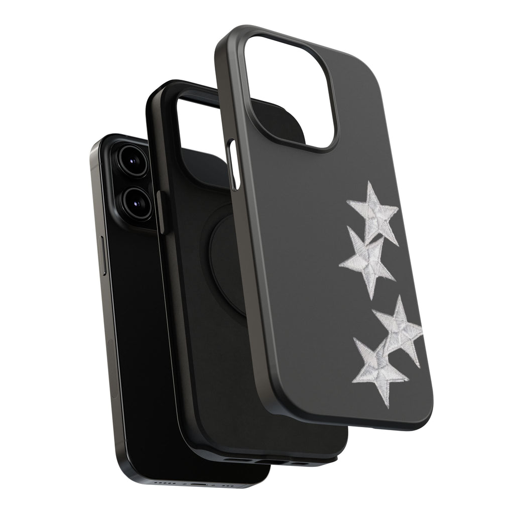 “silver stars” protective phone case