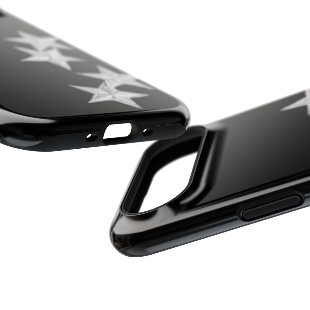 “silver stars” protective phone case
