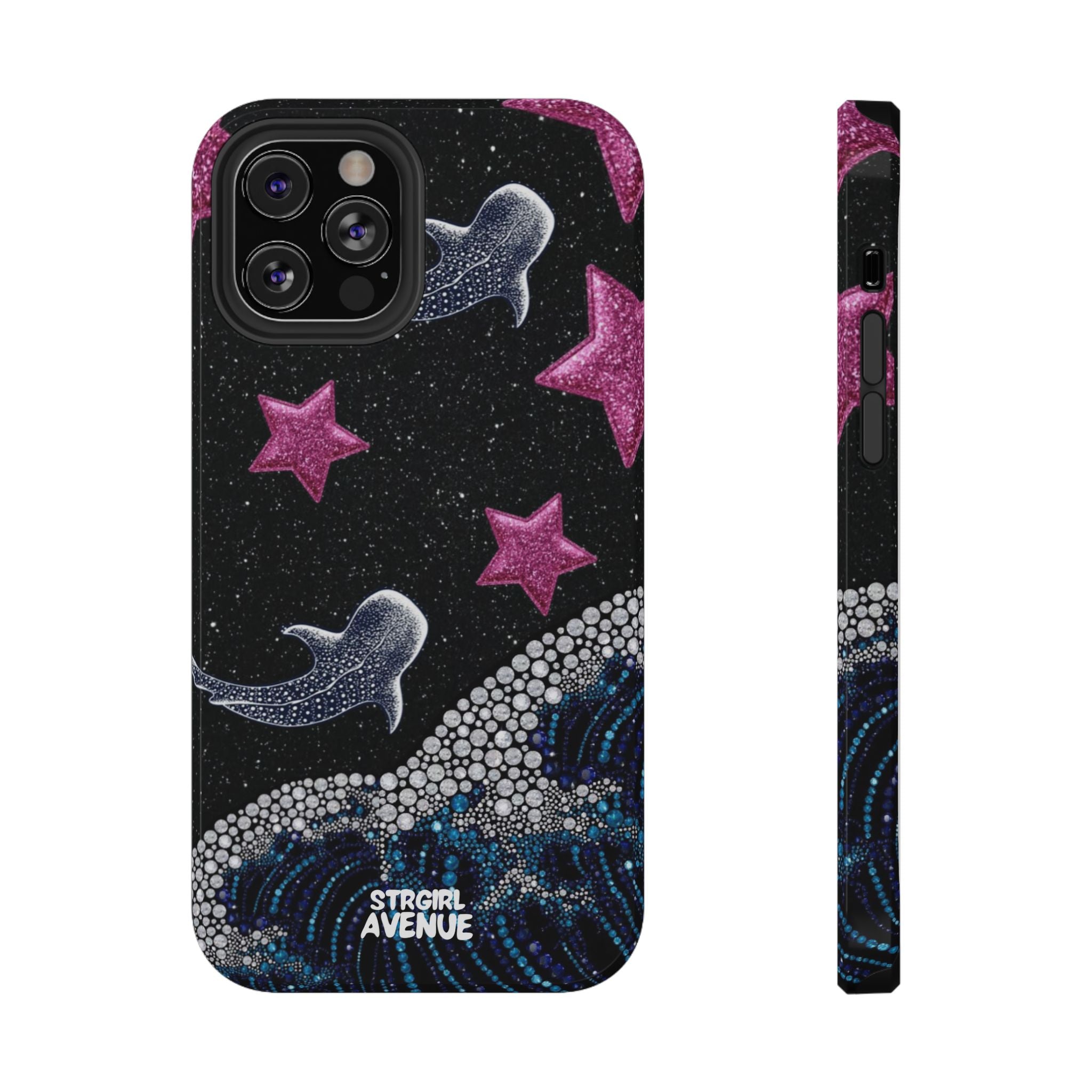 “cosmic tide ” protective phone case