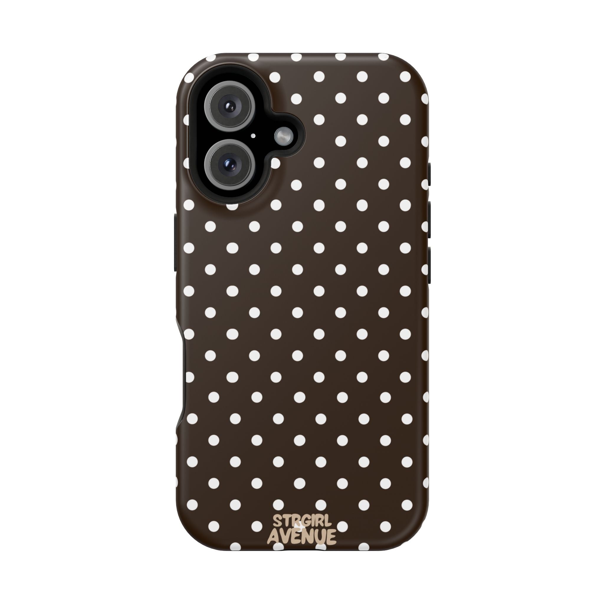 “Cocoa Dots” protective phone case