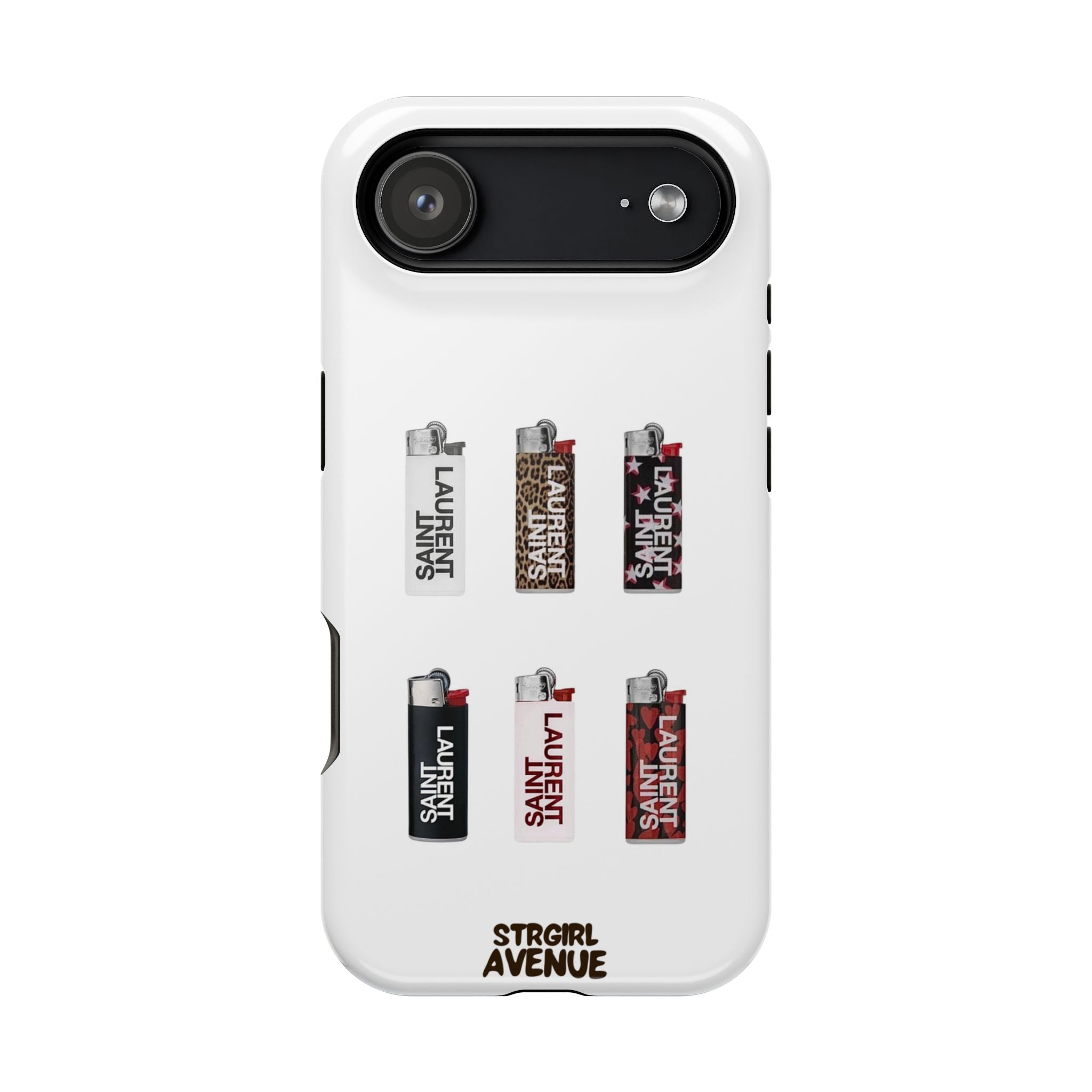“On fire” protective phone case