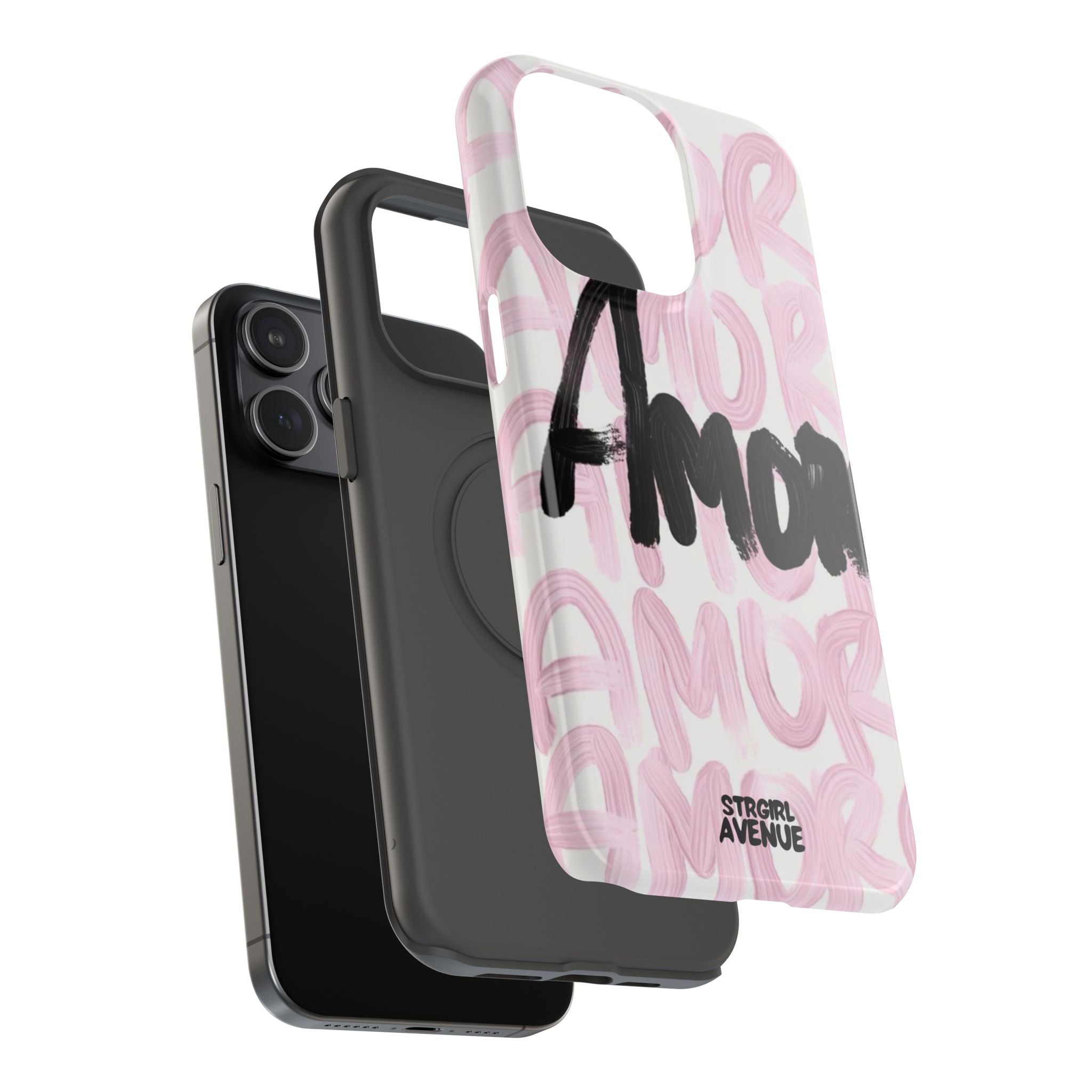 “amore” protective phone case