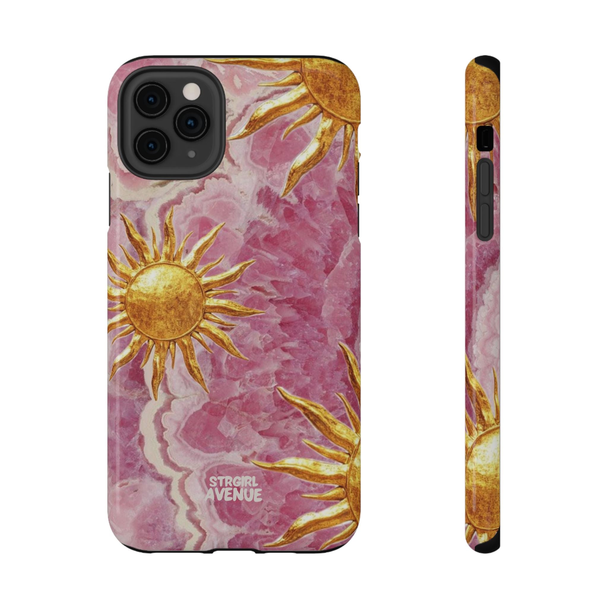 “HERE COMES THE SUN” protective phone case