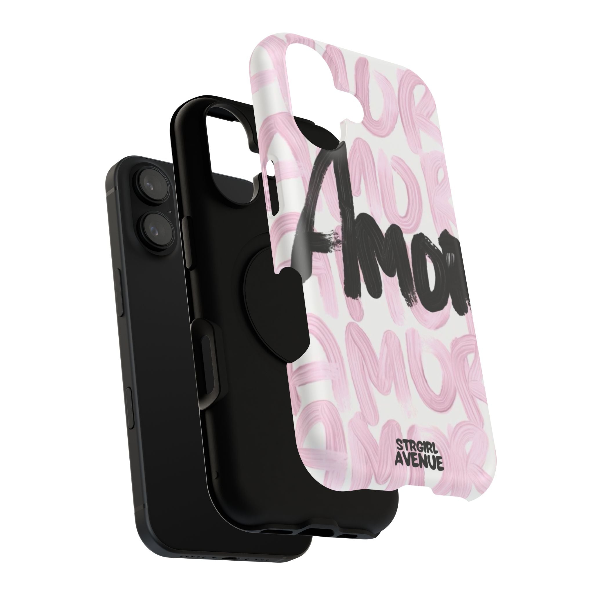 “amore” protective phone case