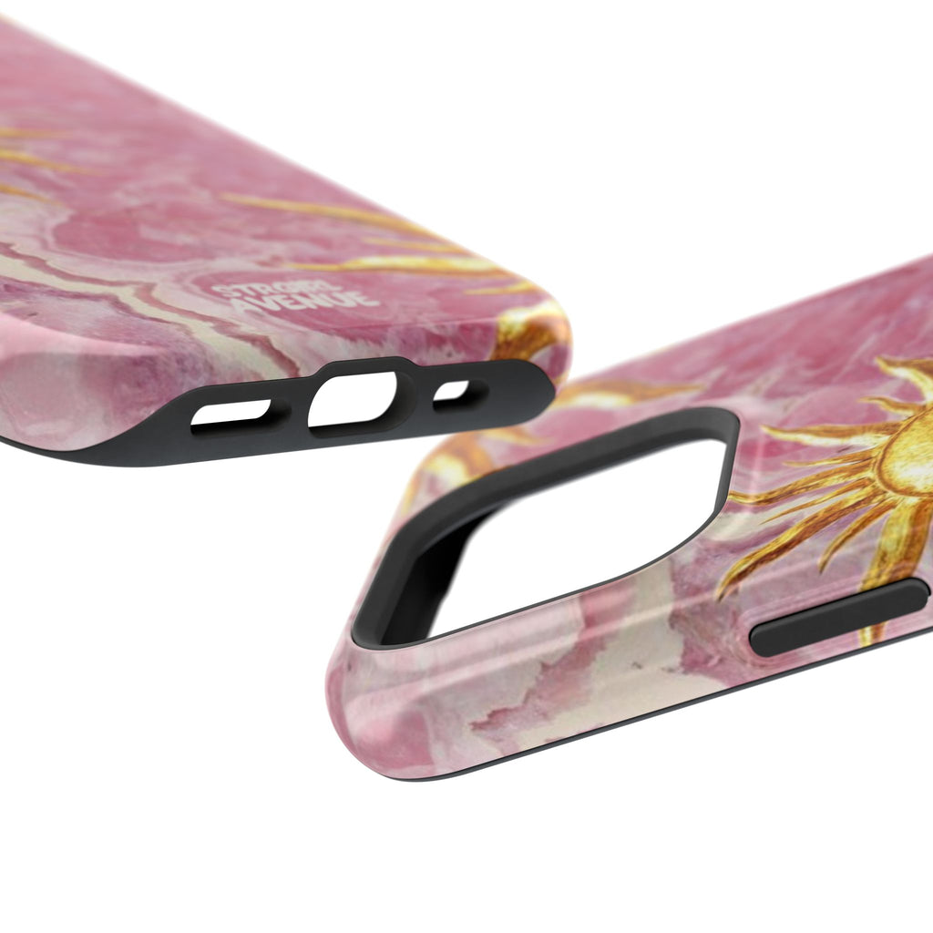 “HERE COMES THE SUN” protective phone case