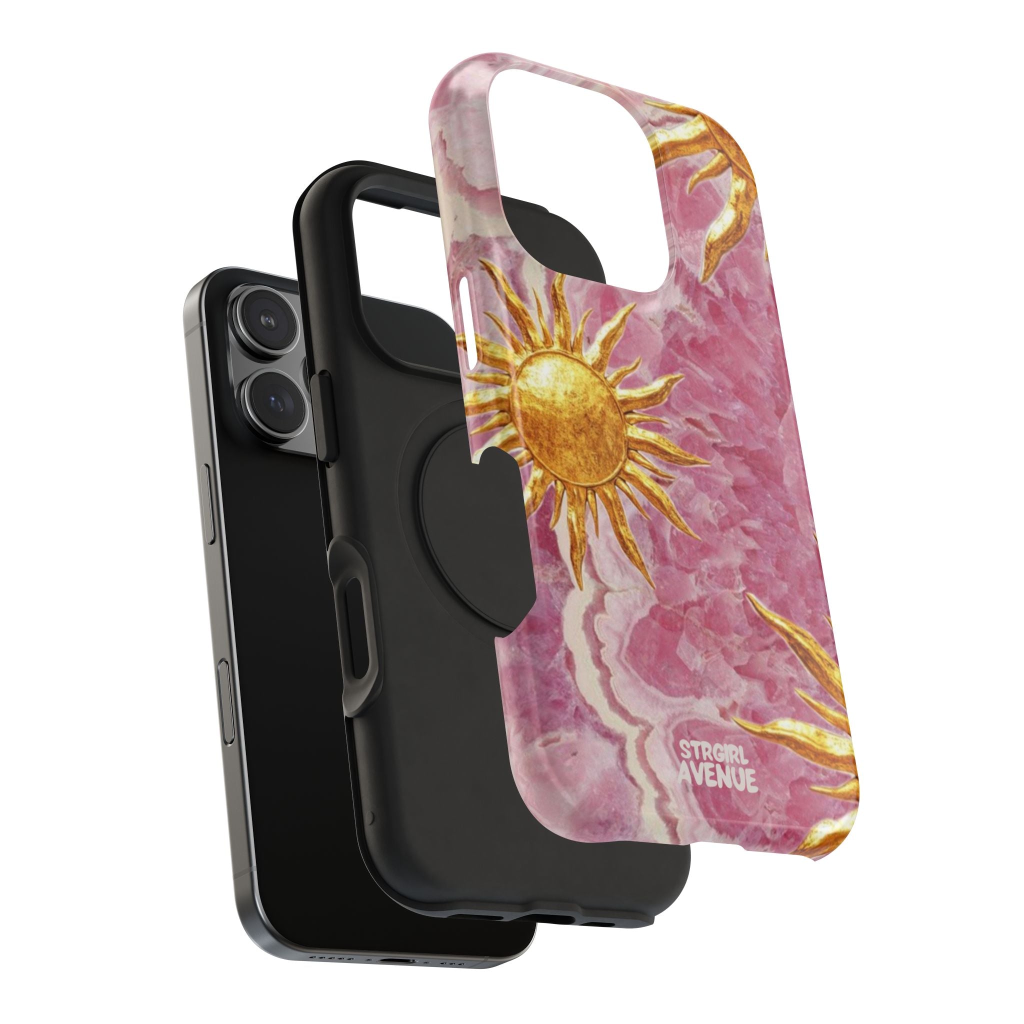 “HERE COMES THE SUN” protective phone case