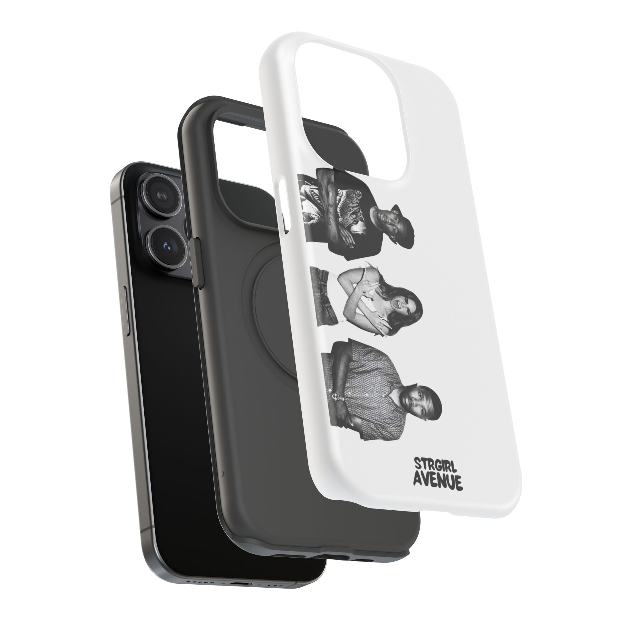 “golden trio” protective phone case